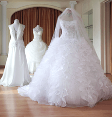 Elegant wedding gown