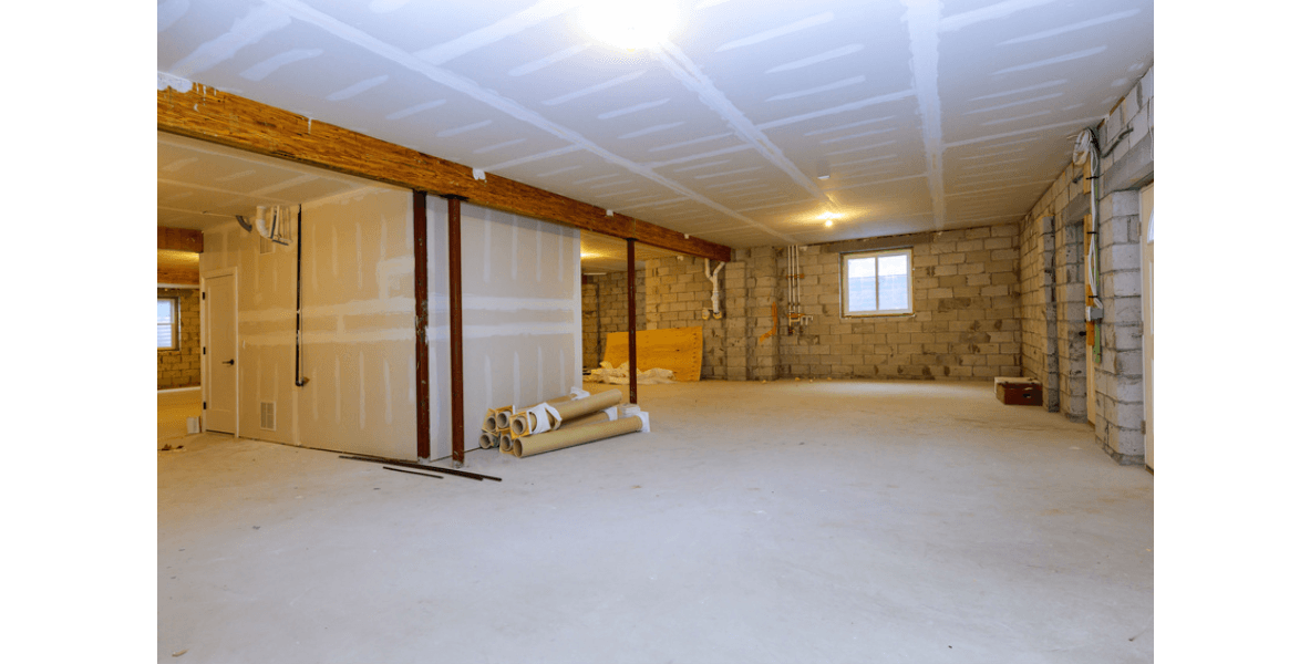 basement with window
