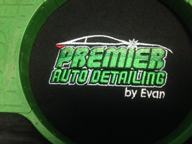 Premier Auto Detailing embroidery