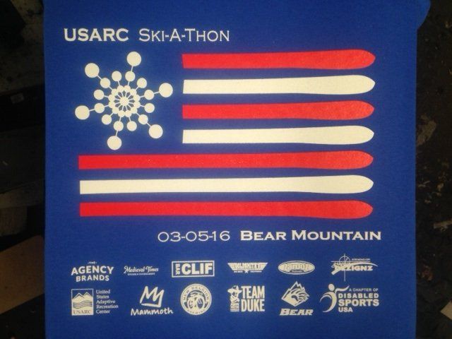 USARC Ski-a-thon screen print