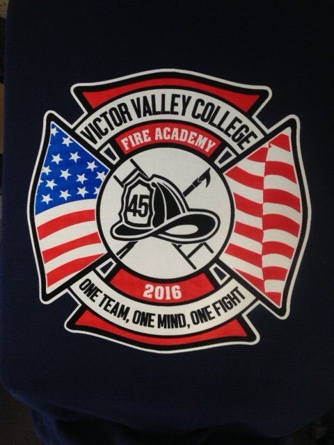 Victor Valley College Screen print