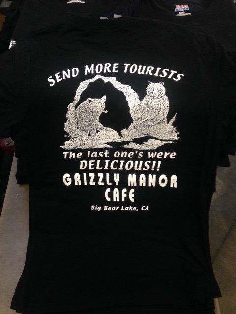The Last One's were Delicious!!! Grizzly Manor Cafe Shirt