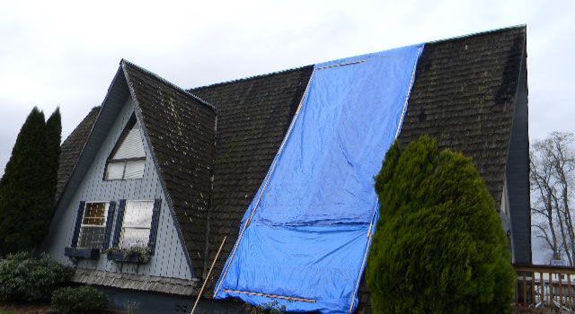 roof leak