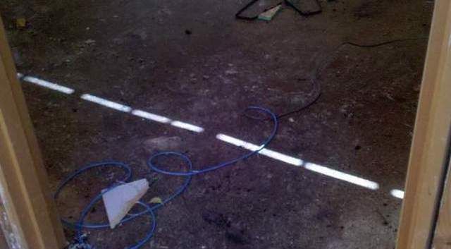 fire damage before