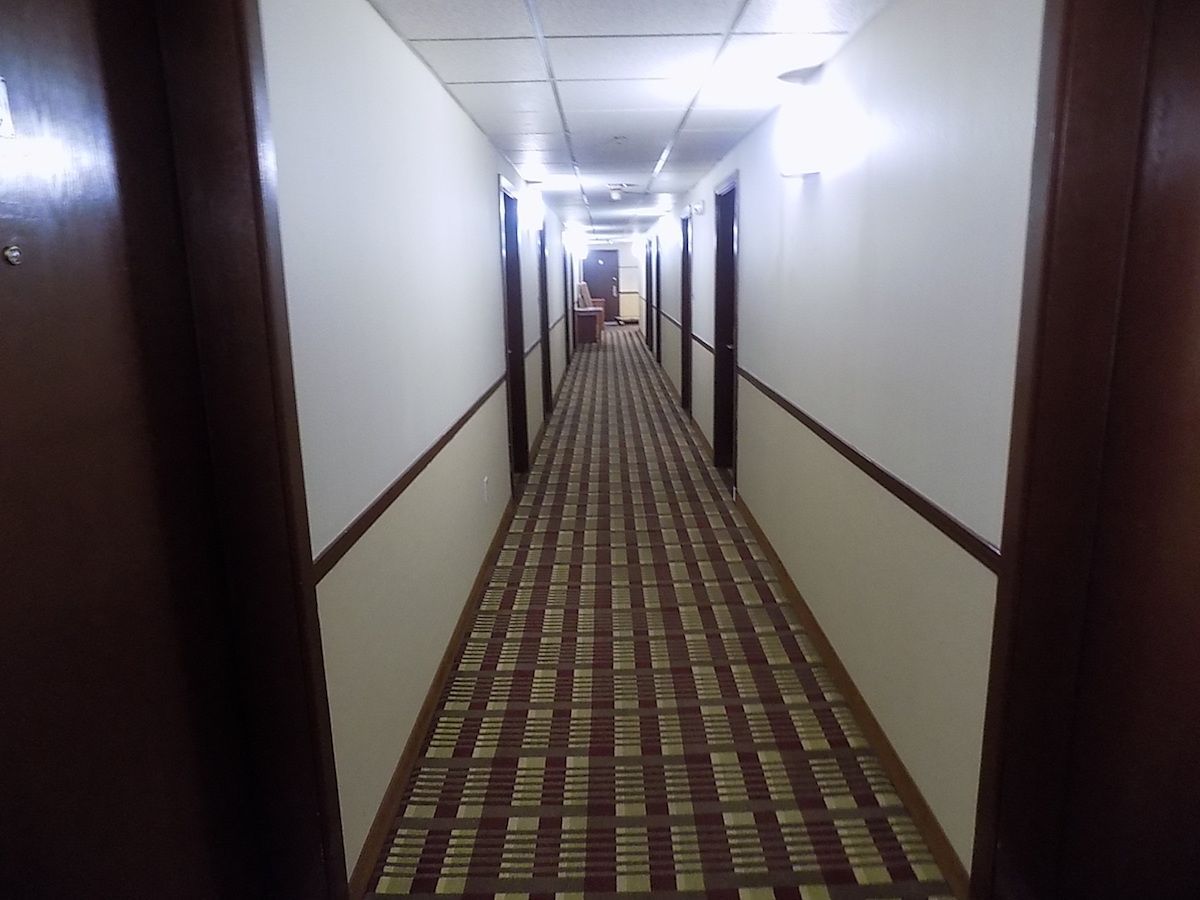 hallway after