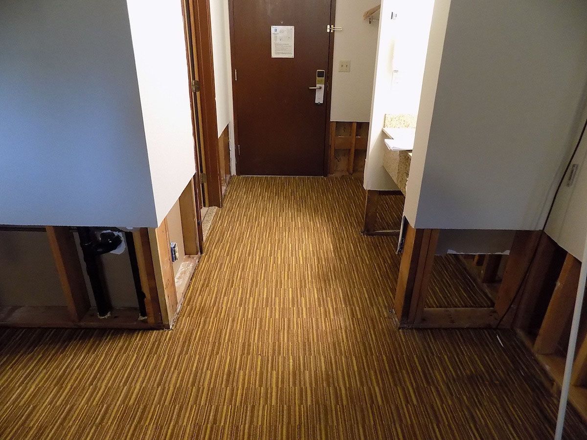 hallway before