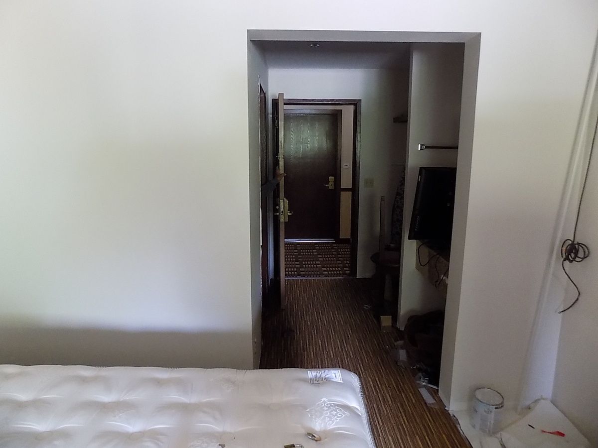 hallway after