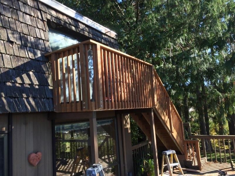 deck after