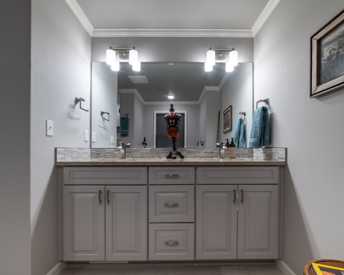bathroom cabinet after
