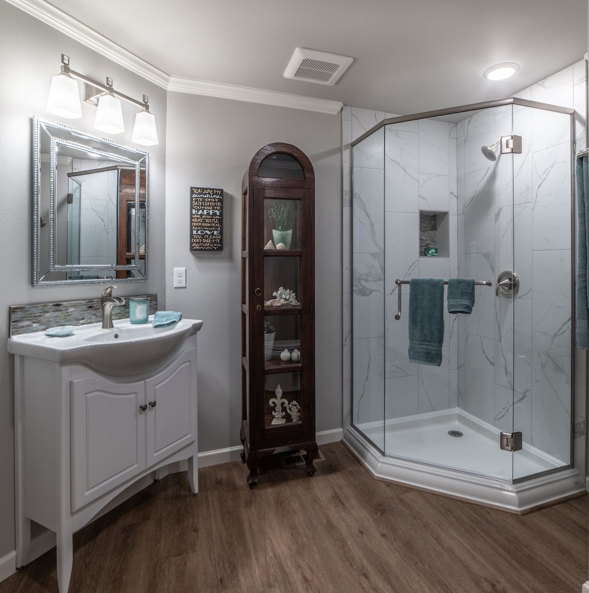 bathroom after