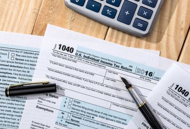 Individual tax return form