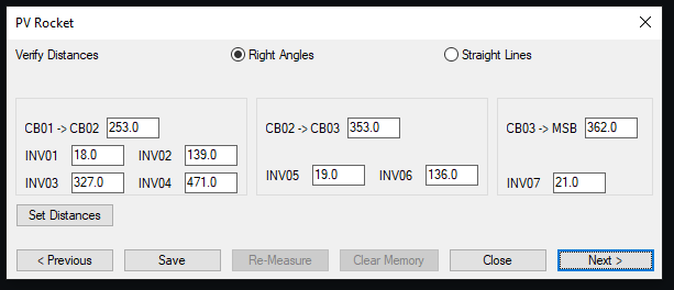 Manually Override Distances