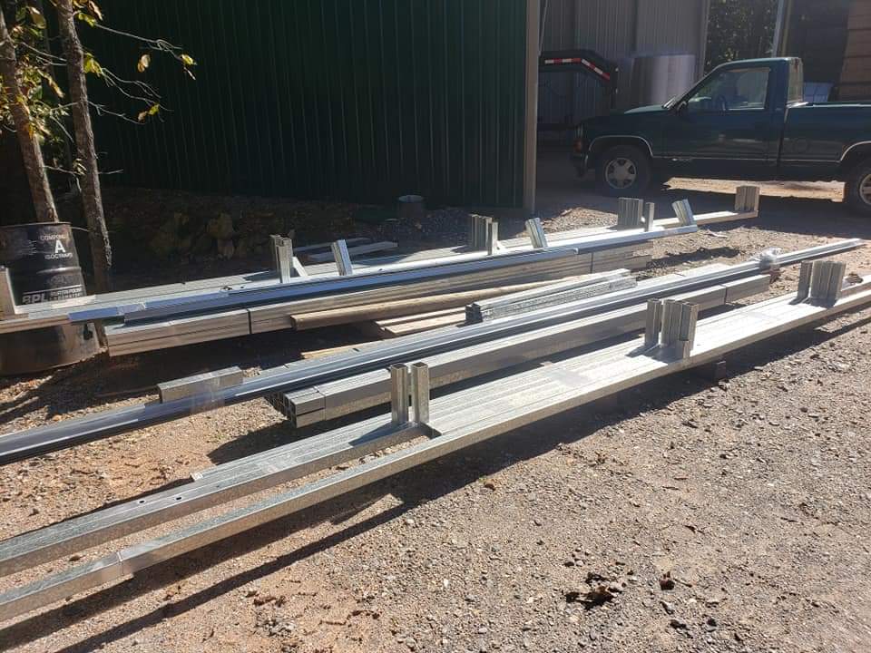 Materials for creating a carport