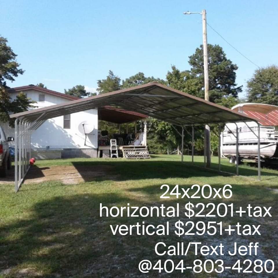 Carports Carport Installation Rydal, GA