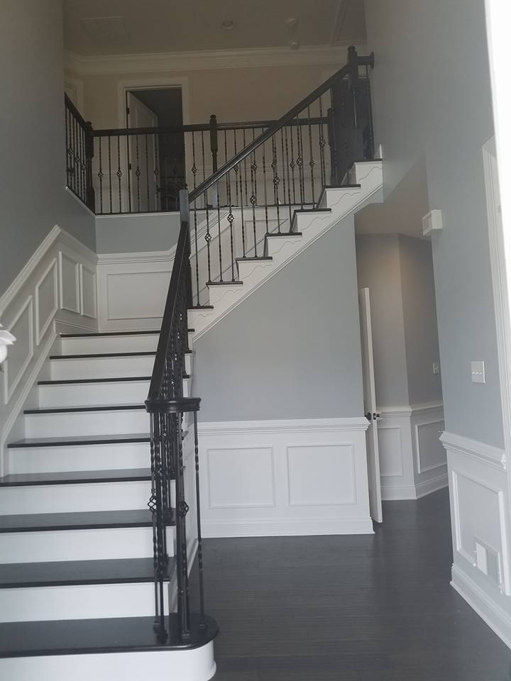 Staircase interior painting