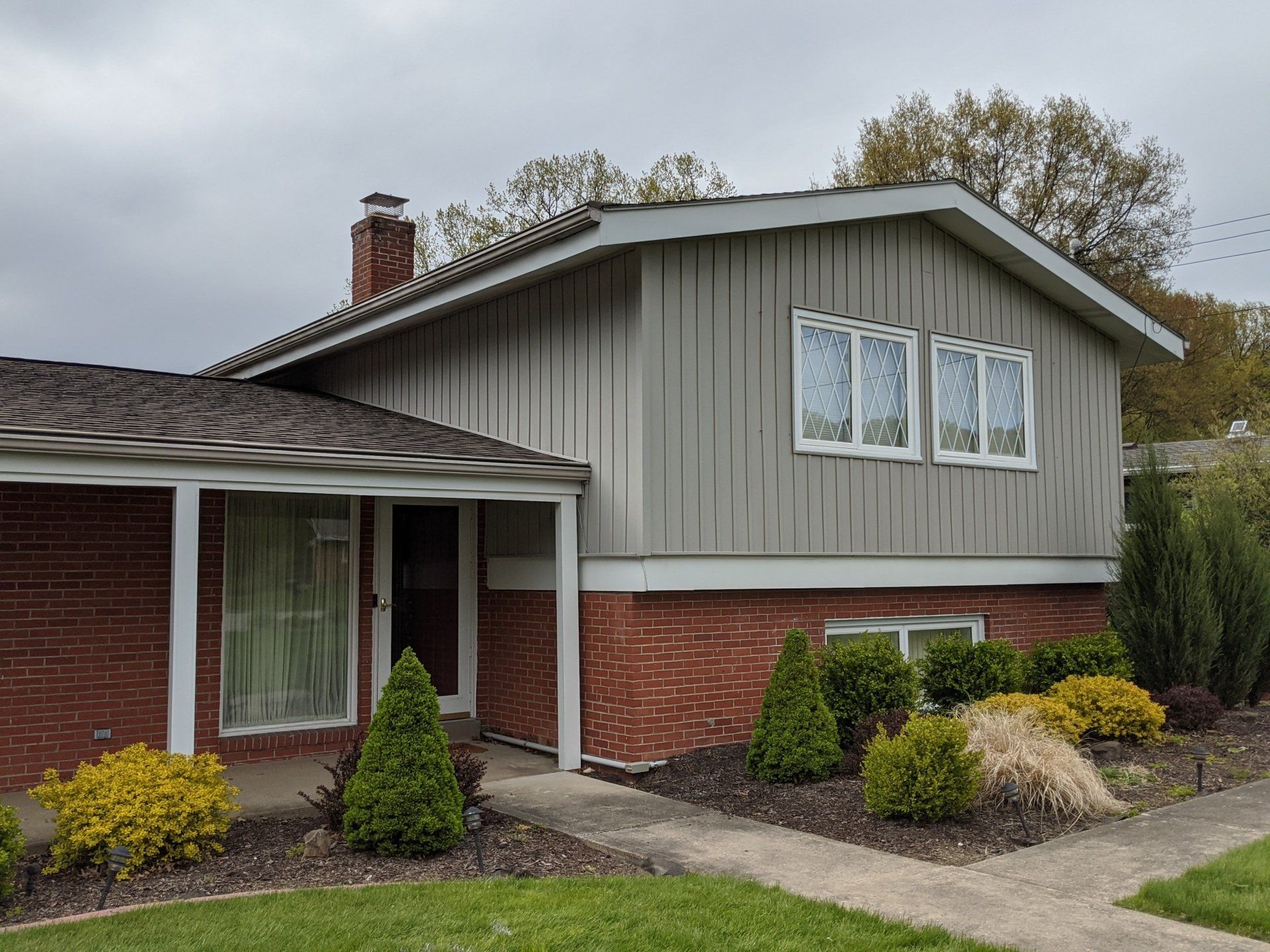 Before exterior painting