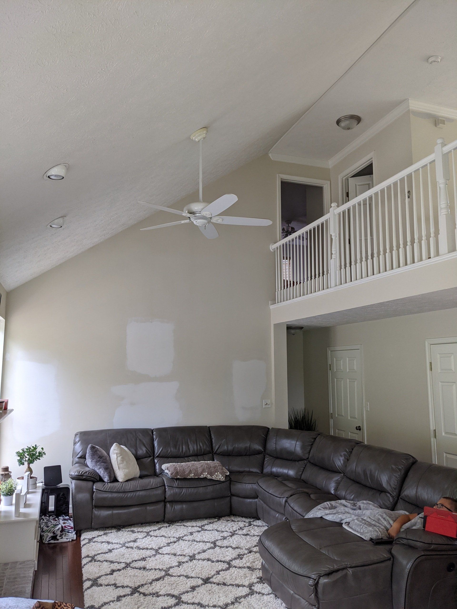 Before living room painting