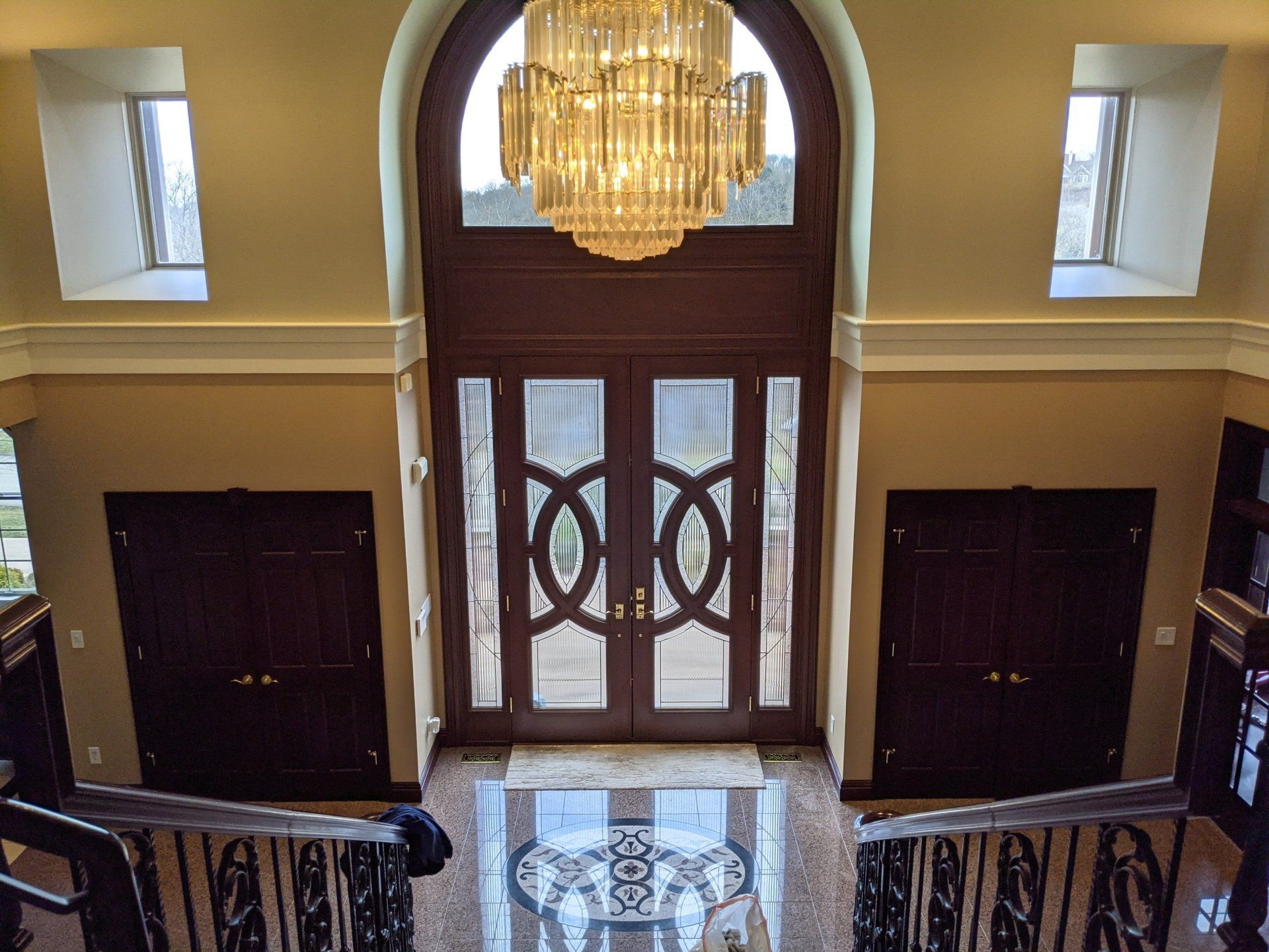Entry way doors