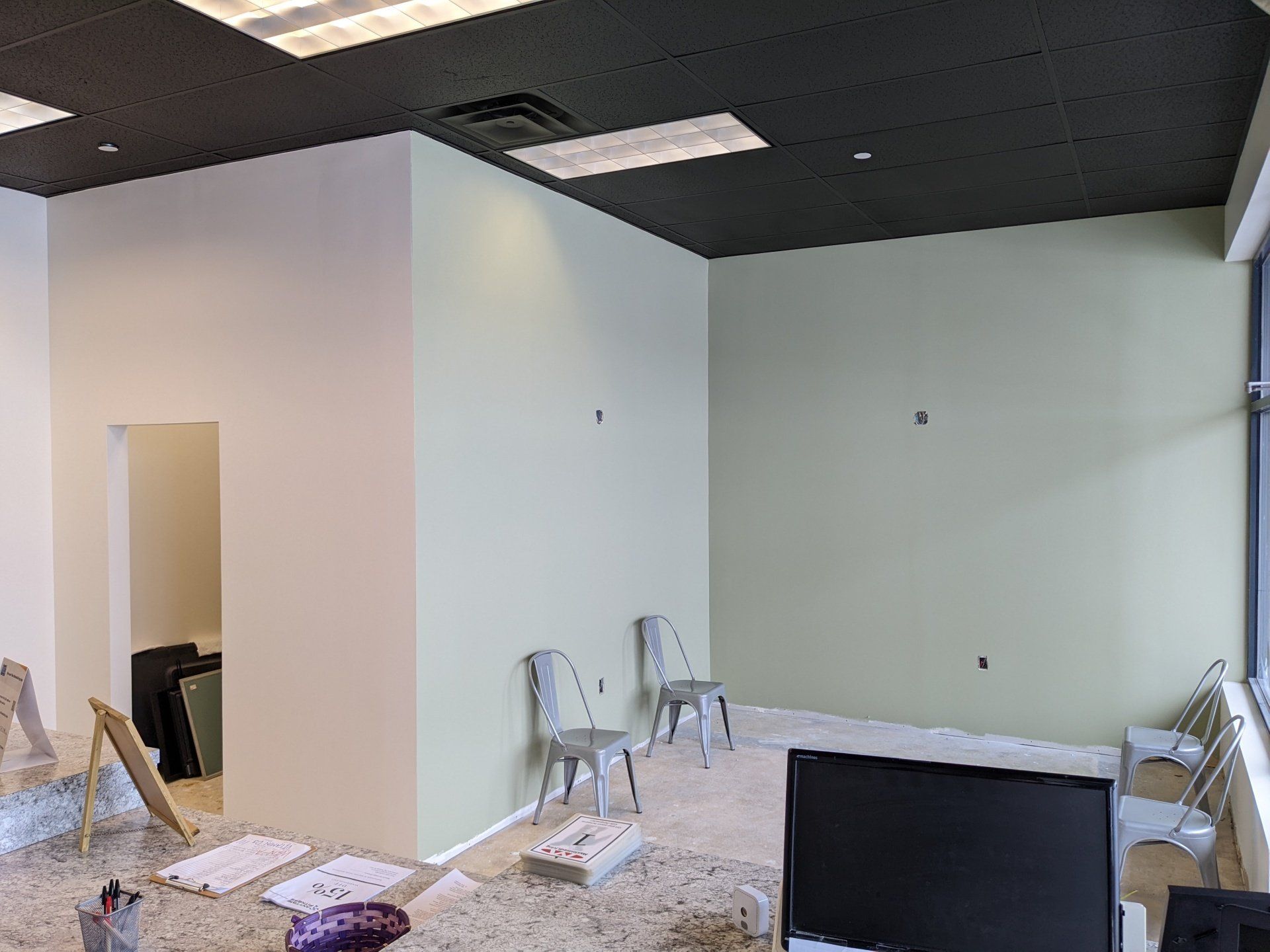 Office interior painting
