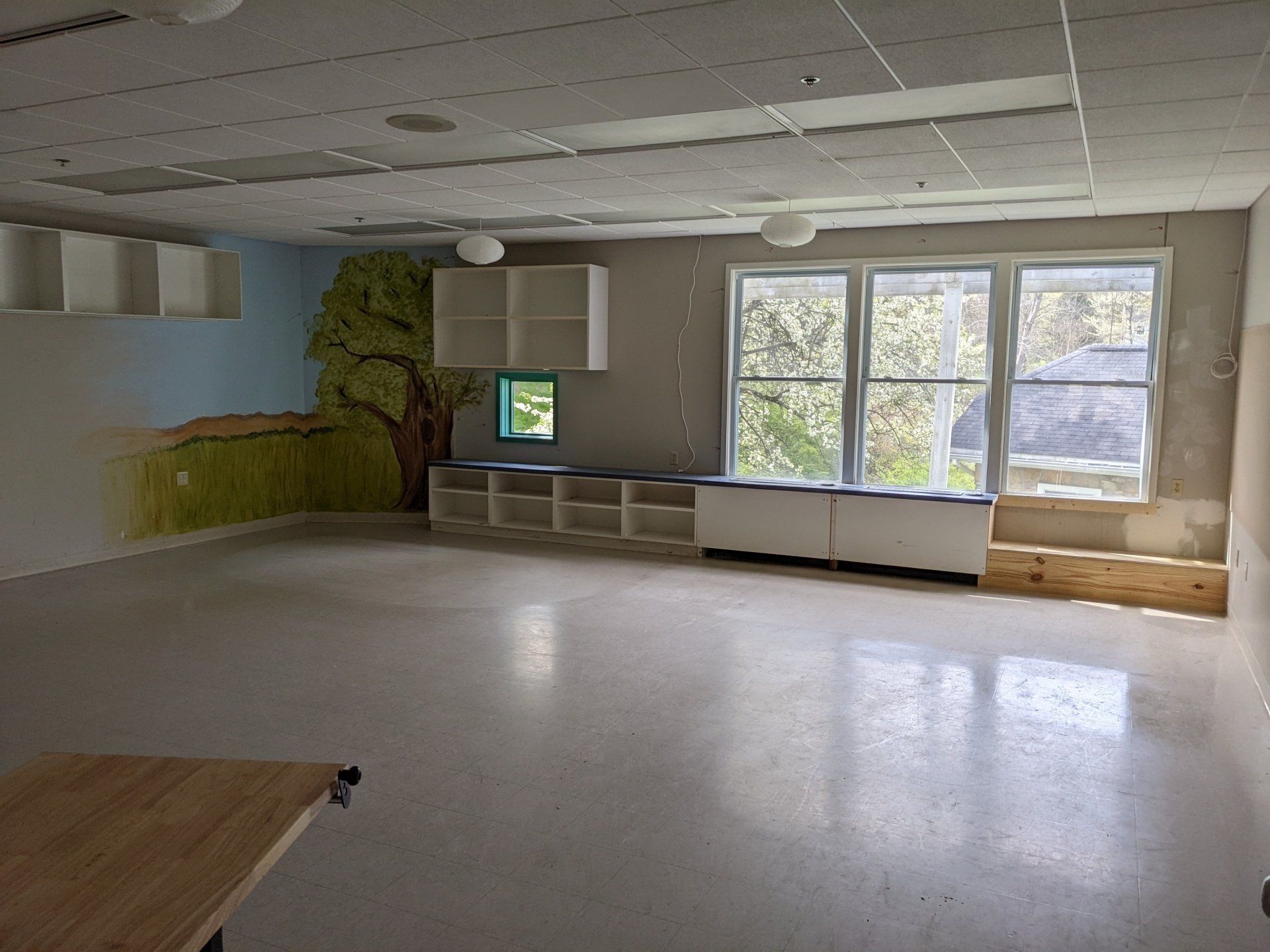 Before room painting