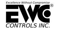 Black and white EWC Controls Inc. logo with