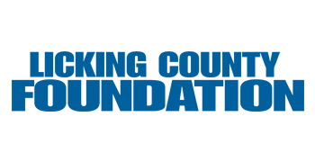 Licking County Foundation logo: Blue text on white background.