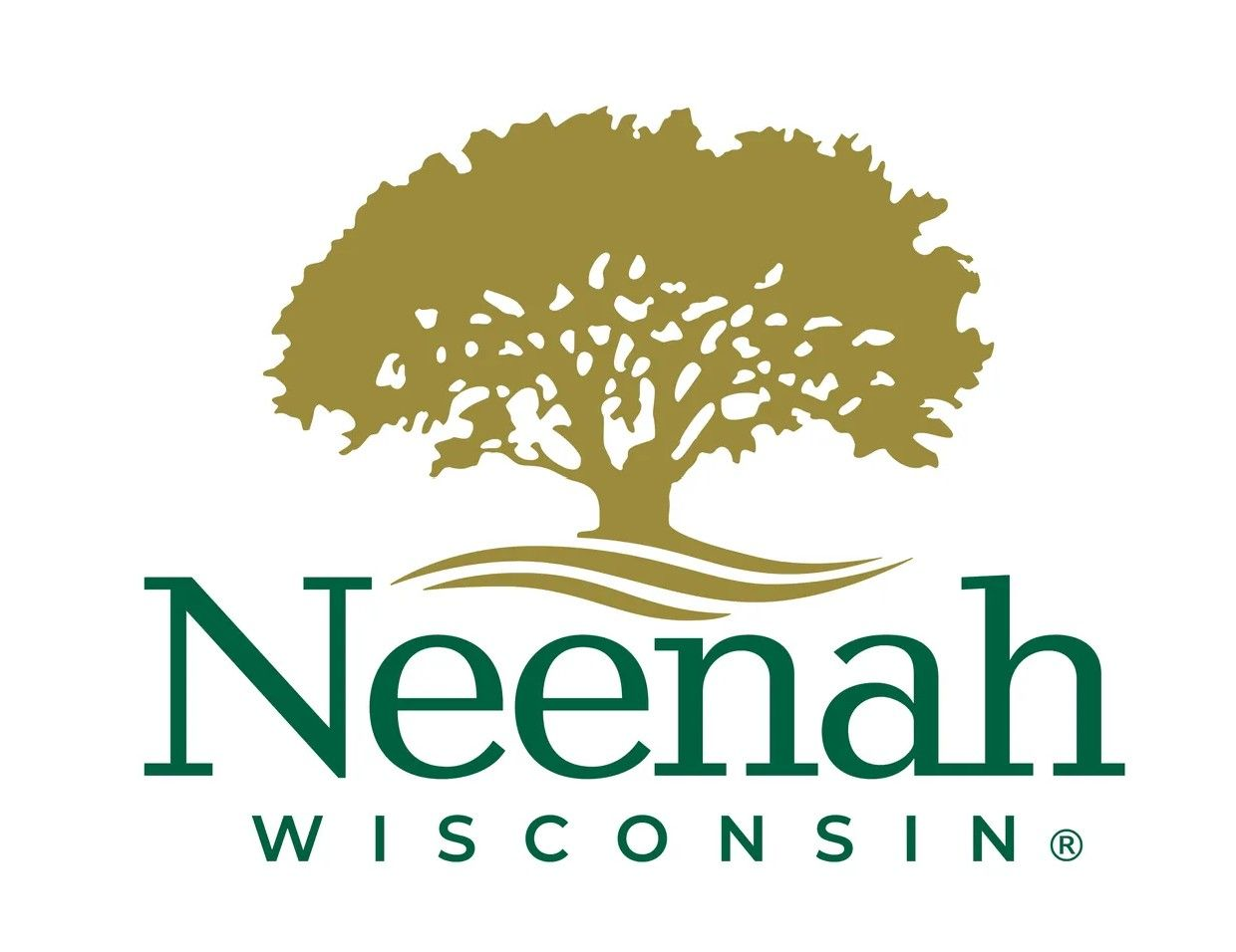 Neenah logo on button