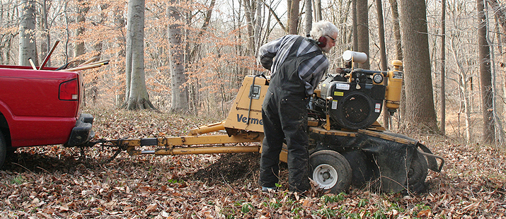 Stump grinding