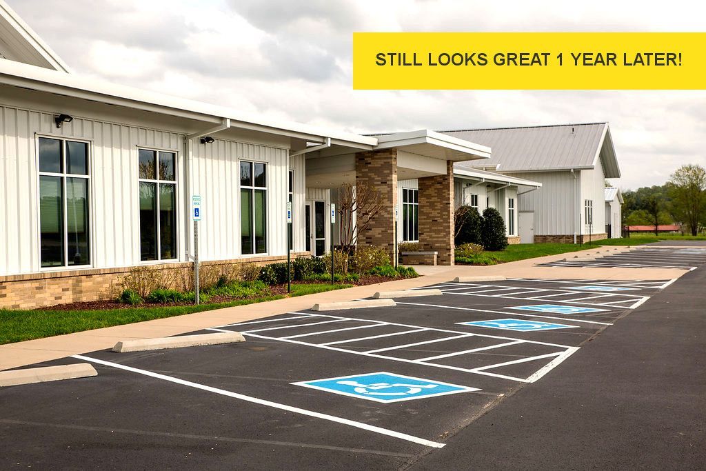 Parking lot painting