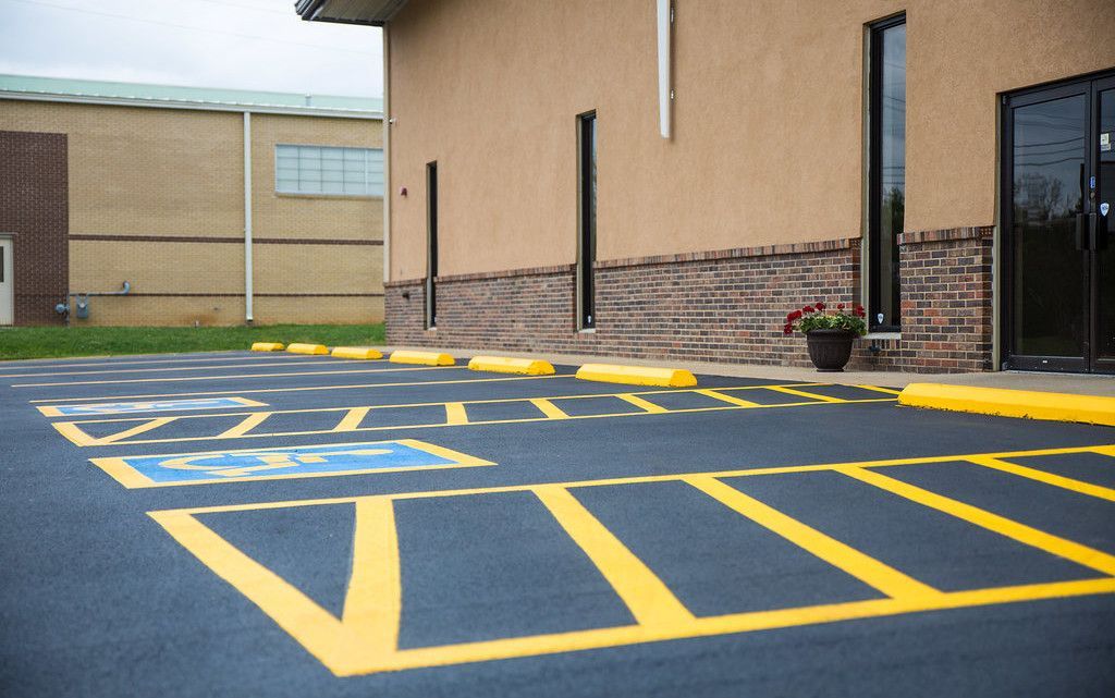 Parking lot painting