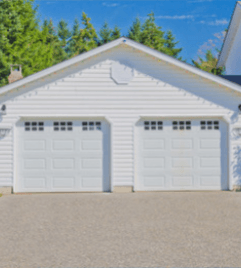 white garage