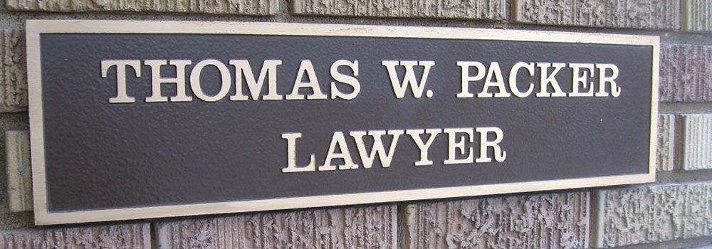 Thomas Packer - Lawyer Sign