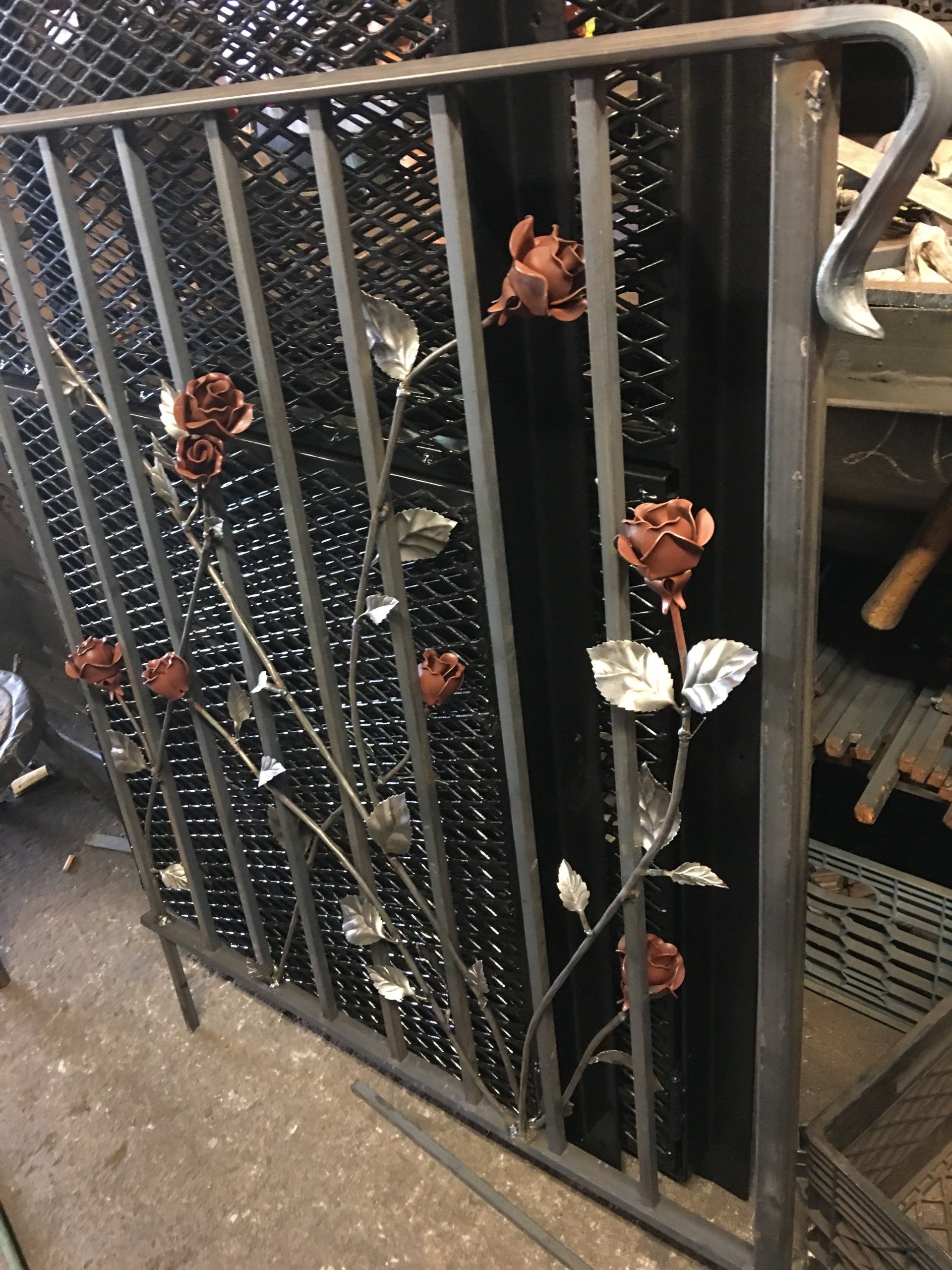 Flower design panel