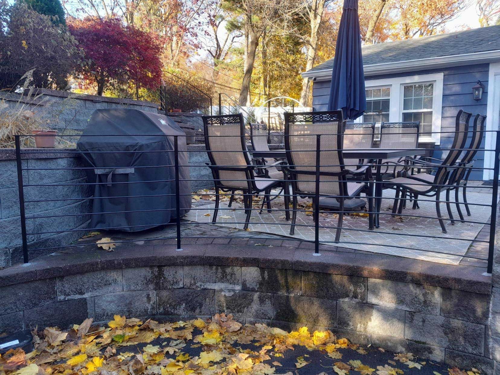 iron panels for the patio