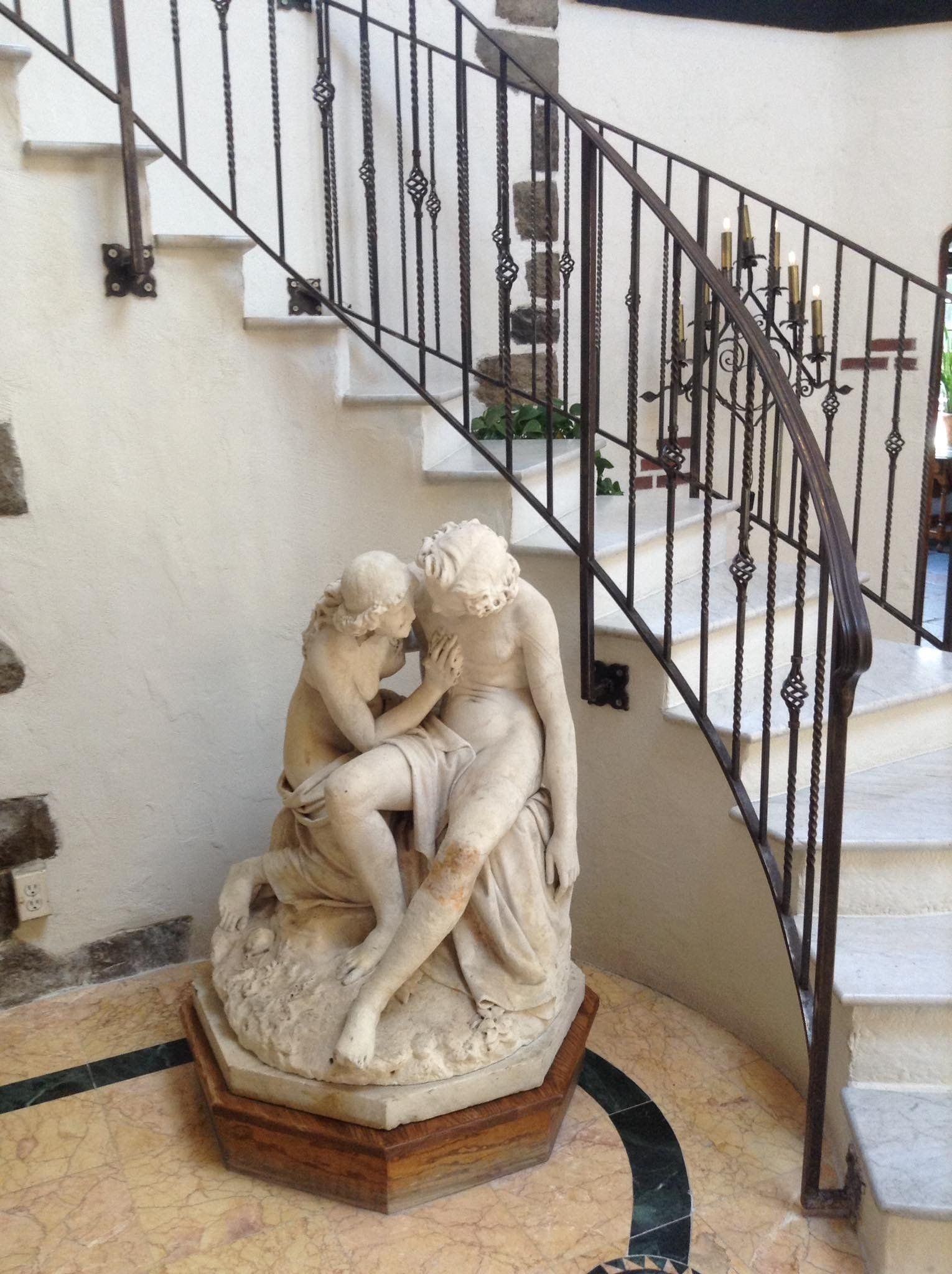 Custom metal handrail