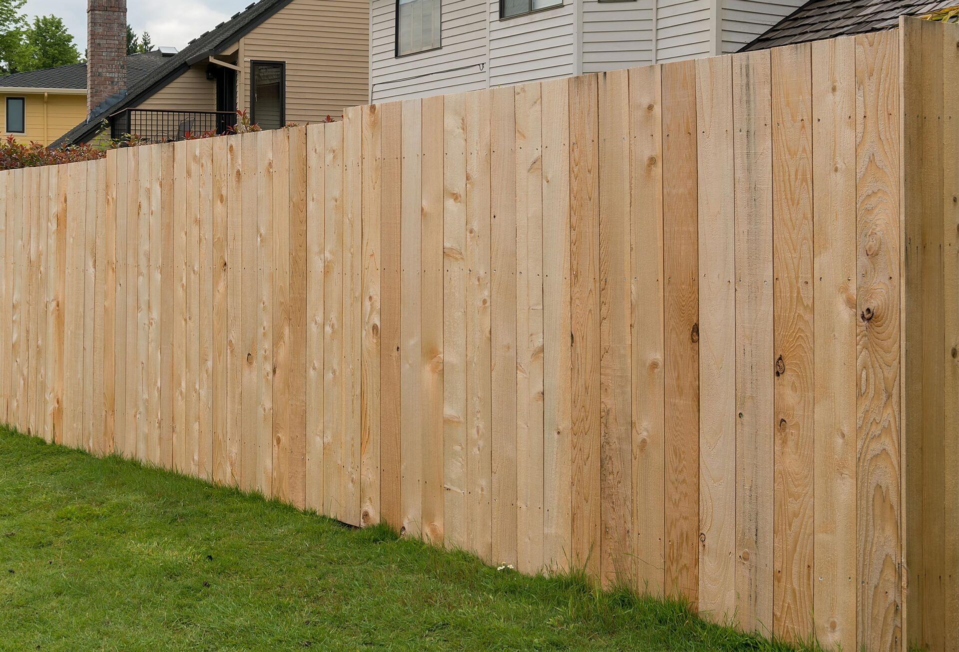 Wooden fences