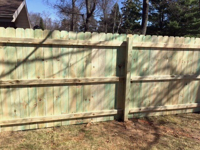Wood fences