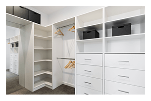 Drawers and closets