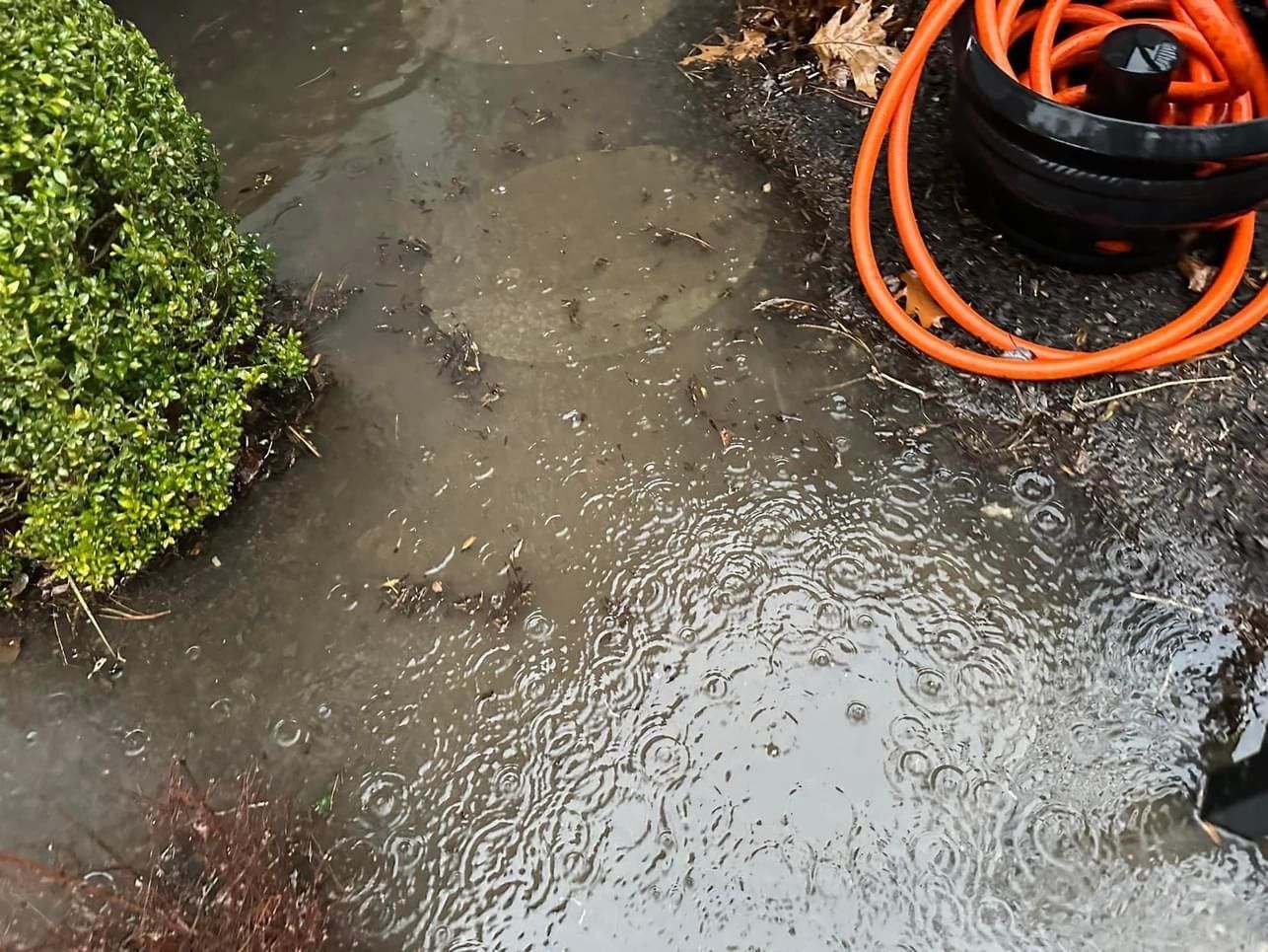 residential drainage blocked