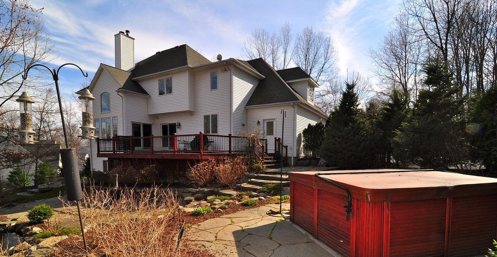 Backyard Spa, Patio and Pondscape Paradise, Northern Westchester, NY