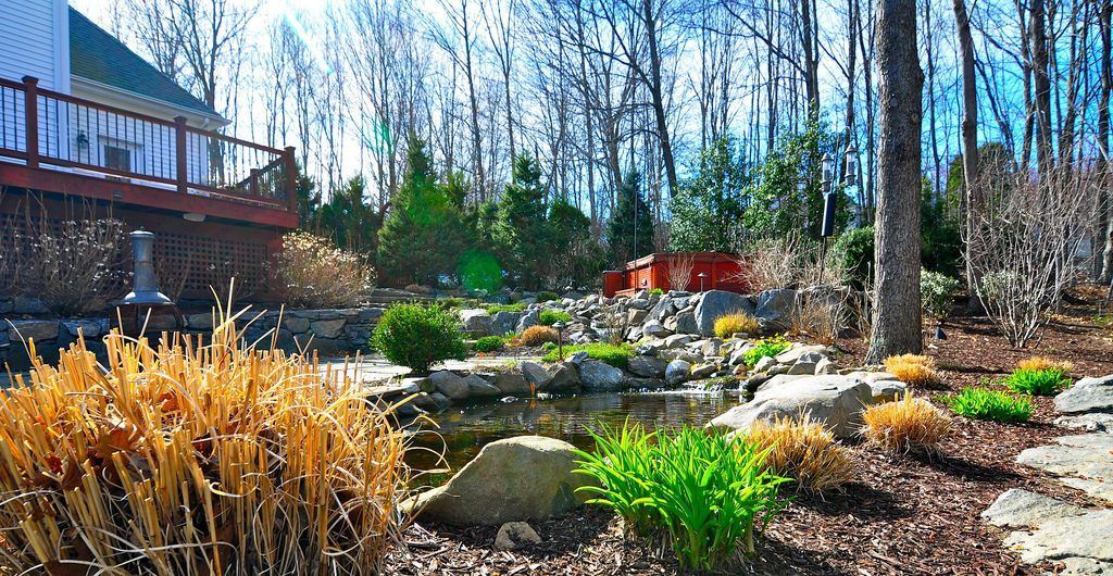 Backyard Spa, Patio and Pondscape Paradise, Northern Westchester, NY