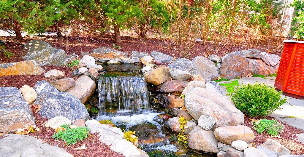 Backyard Spa, Patio and Pondscape Paradise, Northern Westchester, NY