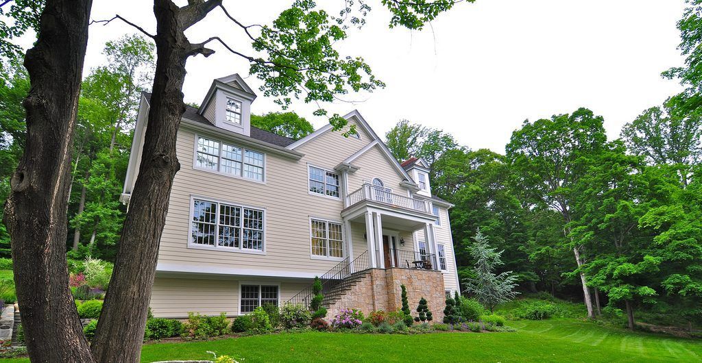 Multi-Level Sloped Rock and Grass Garden