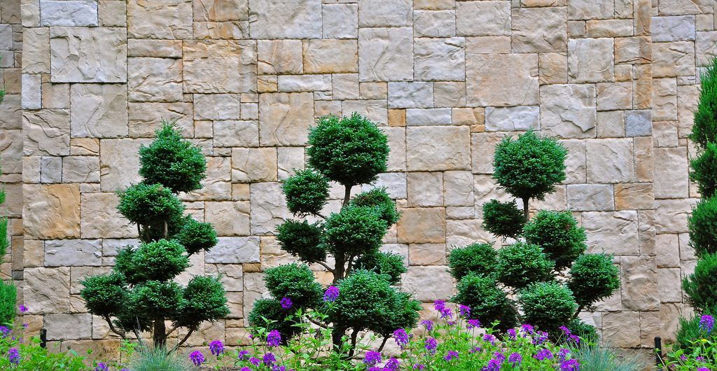 Multi-Level Sloped Rock and Grass Garden