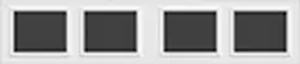 Four dark gray squares with white borders are lined up horizontally.