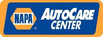 A napa autocare center logo on a white background