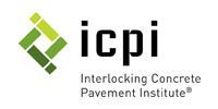 Icpi logo with green interlocking pavement icon and text