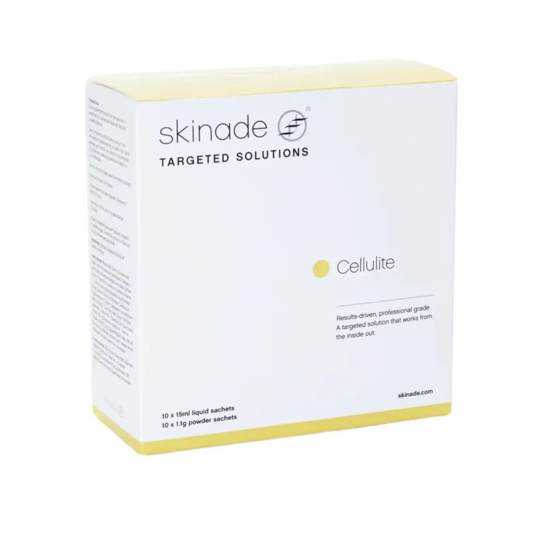 A box of skinade targeted solutions cellulite