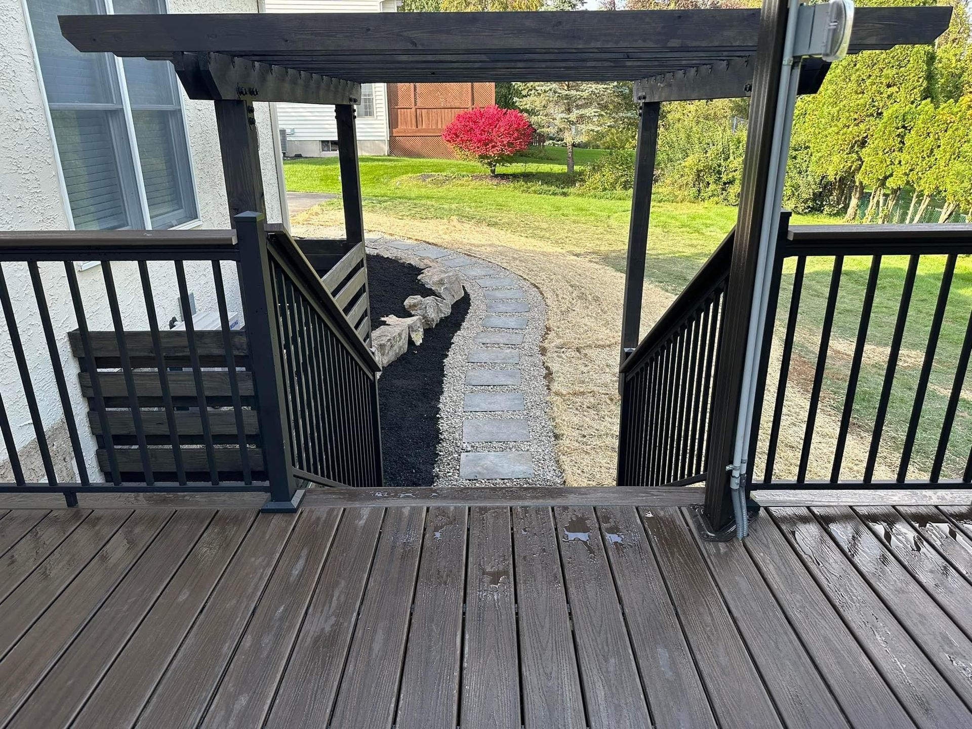 view from the top of the deck