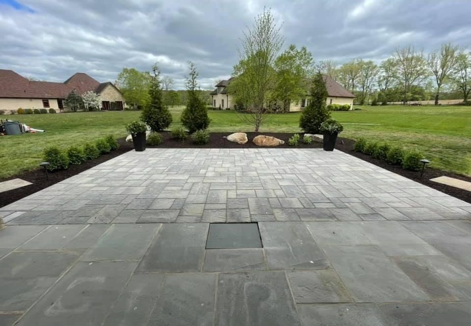 wide patio